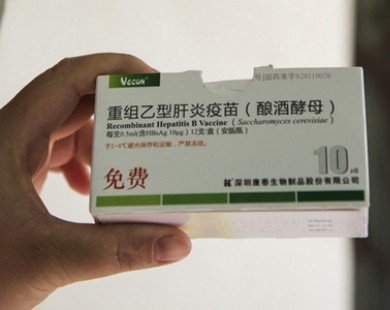 Ba trẻ ở Trung Quốc tử vong sau tiêm vắcxin viêm gan B