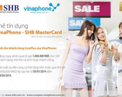 VinaPhone và SHB hợp tác phát hành thẻ tín dụng