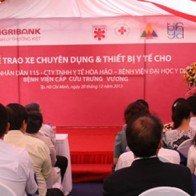 Agribank đẩy mạnh tài trợ chăm sóc y tế cộng đồng