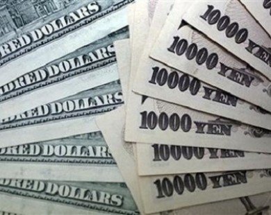 USD lên mức cao nhất trong 5 năm so với đồng yen