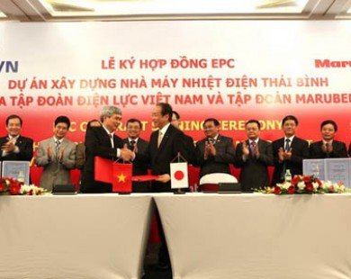 Ký kết hợp đồng EPC Nhà máy Nhiệt điện Thái Bình