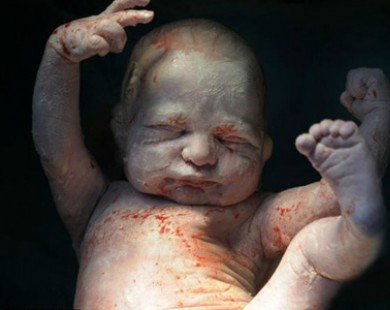 Những bức ảnh chân thực ghi lại hình ảnh chào đời của bé sơ sinh