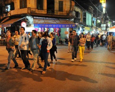 Hà Nội có thêm 6 tuyến phố cổ trở thành phố đi bộ