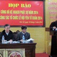 Nhiều hoạt động tâm linh tại Lễ hội Xuân Yên Tử 2014
