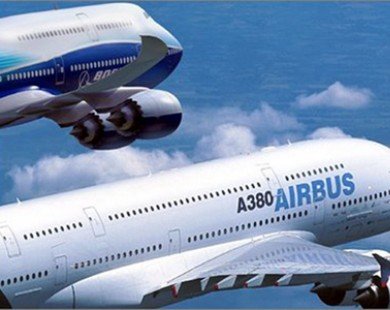 Airbus ngang ngửa Boeing về lượng máy bay chuyển giao