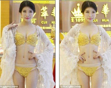 Chiêm ngưỡng bộ bikini bằng vàng trị giá 17 tỷ đồng
