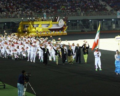 Toàn cảnh lễ khai mạc ASEAN Para Games 7 ở Myanmar