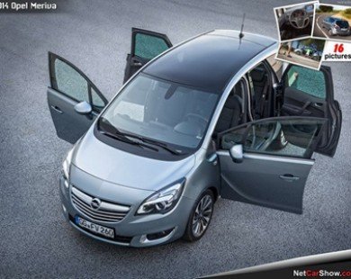 Mẫu Opel Meriva có nhiều cải tiến ấn tượng, tinh tế
