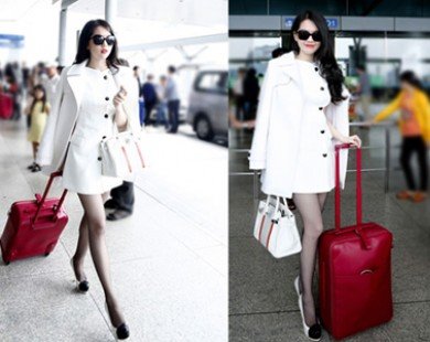 Ngọc Trinh - nữ hoàng thời trang sân bay showbiz Việt