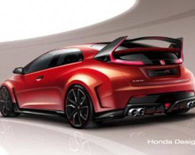 Honda giới thiệu phác thảo mẫu Civic Type R concept