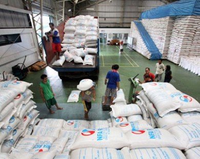 Gạo dự trữ của Philippines tháng Một giảm gần 15%