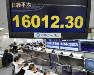 Chứng khoán Nhật tăng điểm trong khi đồng yen đi xuống