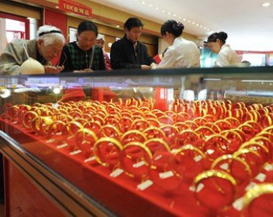 Trung Quốc tiêu thụ vàng nhiều nhất thế giới năm 2013