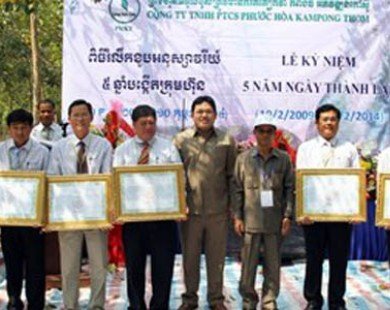 Doanh nghiệp Việt góp phần phát triển kinh tế Campuchia