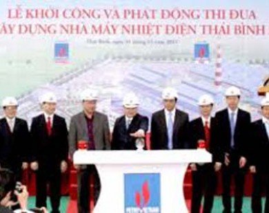 Phát lệnh khởi công Nhà máy Nhiệt điện Thái Bình