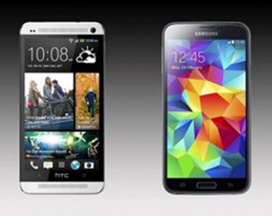 HTC dùng Samsung Galaxy S5 làm… “nền” cho One 2