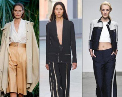 Quần ngố ống rộng - xu hướng thời trang nổi bật hè 2014