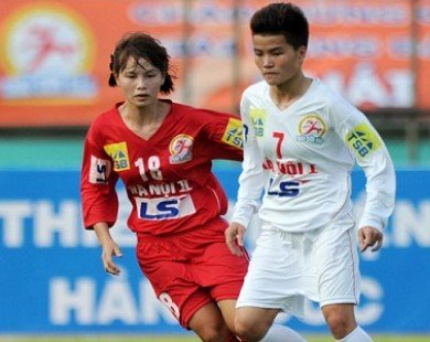 Giải bóng đá nữ VĐQG 2014: Đánh bại TNG Thái Nguyên, Hà Nội I trở lại ngôi đầu