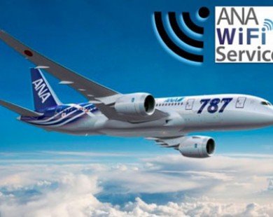 ANA triển khai dịch vụ wifi trên các tuyến bay quốc tế