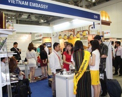 Doanh nghiệp Việt tham gia hội chợ càphê tại Singapore