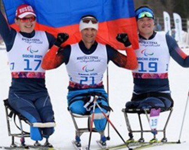 Nga củng cố vị trí số 1 tại Paralympic Mùa Đông Sochi