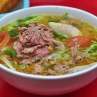 Bún ốc ngon và xịn phố Quang Trung