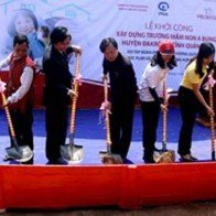 Quảng Trị: Xây dựng trường mầm non cho trẻ em xã miền núi