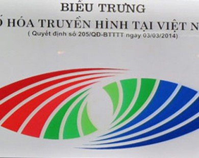Miễn phí sử dụng biểu trưng số hóa truyền hình tại Việt Nam