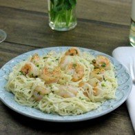 20 phút với spaghetti tôm bơ tỏi