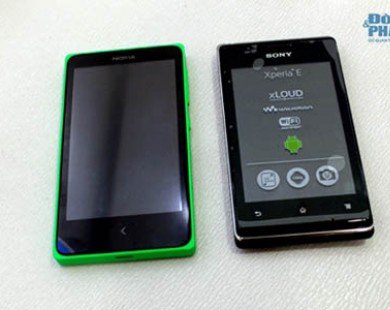 Sức mạnh của Nokia X áp đảo tiền bối Sony E
