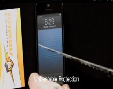 Bảo vệ màn hình smartphone làm từ… kính chống đạn