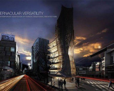 Những tòa nhà chọc trời tương lai đẹp siêu tưởng