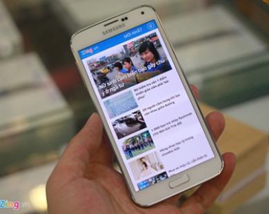 Galaxy S5 xách tay về VN giá 16,5 triệu đồng