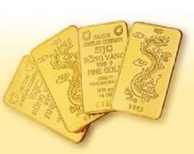 Giá vàng vẫn duy trì ngưỡng 35,6 triệu đồng/lượng
