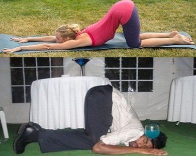 Sự giống nhau đến bất ngờ giữa Yoga và những gã say