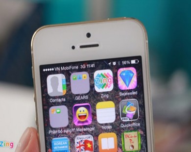iPhone 5S khóa mạng gần 12 triệu chạy SIM ghép VN ổn định
