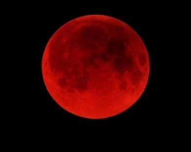 Hiện tượng ’Mặt trăng máu’ diễn ra vào ngày mai