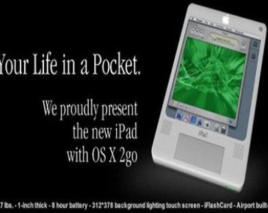 Xuất hiện hình ảnh về bản concept của iPad năm 2004