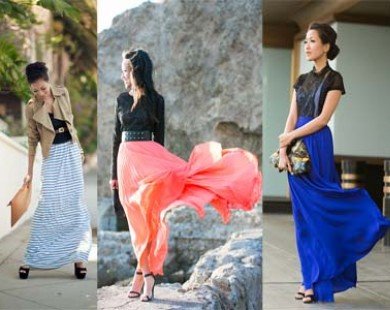 Mặc váy maxi đẹp như Wendy Nguyen