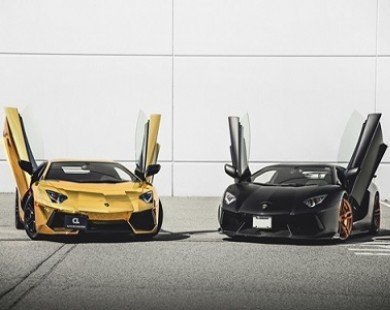 Diện kiến bộ đôi siêu xe Lamborghini Aventador đẹp nhất thế giới
