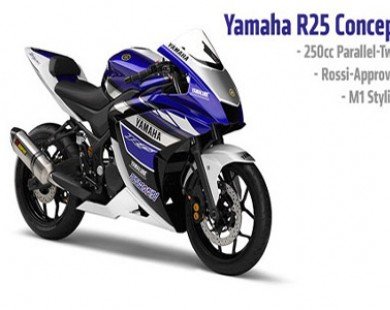 Yamaha R25 lại lộ thêm ảnh nóng