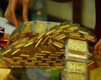 Giá vàng tăng dựng đứng lên 36,5 triệu đồng/lượng