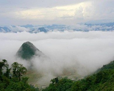 The cloud valley in Hoa Binh