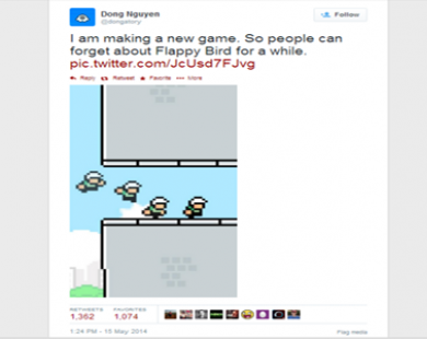 Tác giả của Flappy Bird hé lộ tựa game mới