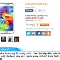 Samsung Galaxy S5 nhái được rao bán ồ ạt trên mạng
