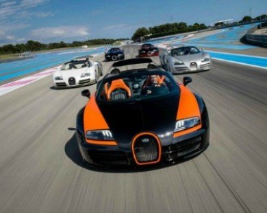 Bugatti phô diễn sức mạnh của Veyron Grand Sport Vitesse