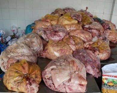Đột nhập lò chế biến mỡ từ lợn dịch, lợn chết tại Hà Nội
