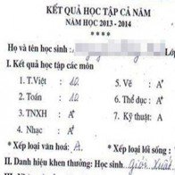 Mẹ xin cô giáo cho con từ xuất sắc xuống loại khá