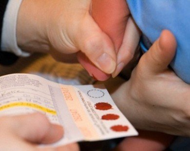 Families resistant to infant blood screening