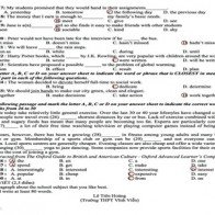 Đề thi và gợi ý đáp án môn Tiếng Anh